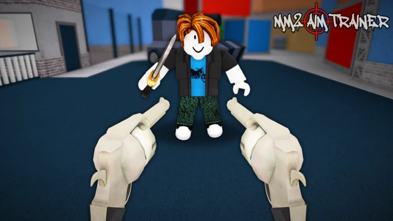Imagem oficial do jogo MM2 Aim Trainer 2 no Roblox