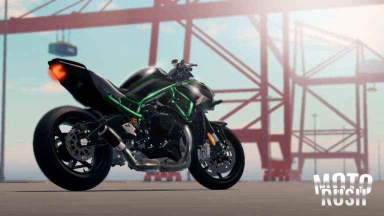 Imagem oficial do jogo MotoRush! no Roblox