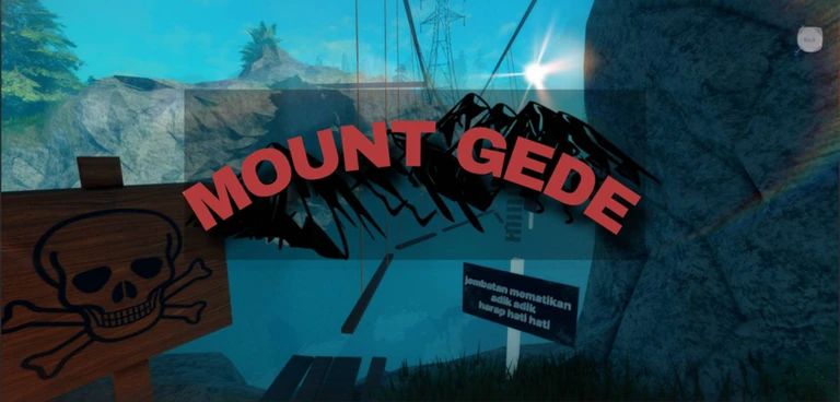 Imagem oficial do jogo MOUNT GEDE no Roblox