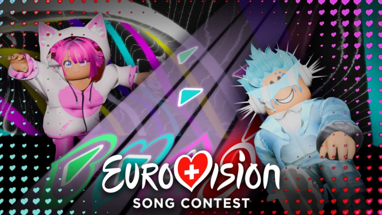 Imagem oficial do jogo My Eurovision Party 2025 no Roblox