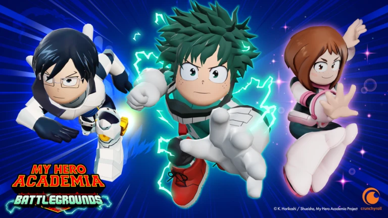 Imagem oficial do jogo MY HERO ACADEMIA: BATTLEGROUNDS no Roblox