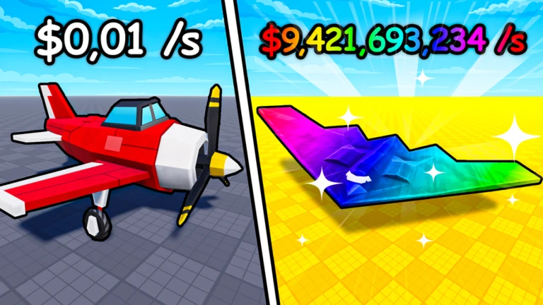 Imagem oficial do jogo My Plane Hangar no Roblox