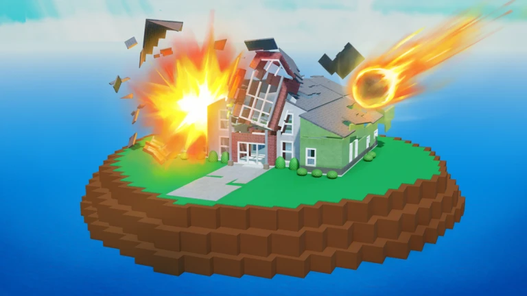 Imagem oficial do jogo Natural Disaster Survival no Roblox