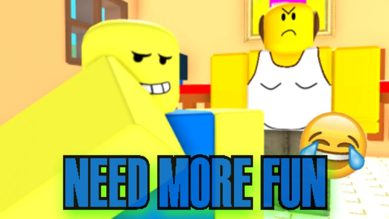Imagem oficial do jogo NEED MORE FUN no Roblox