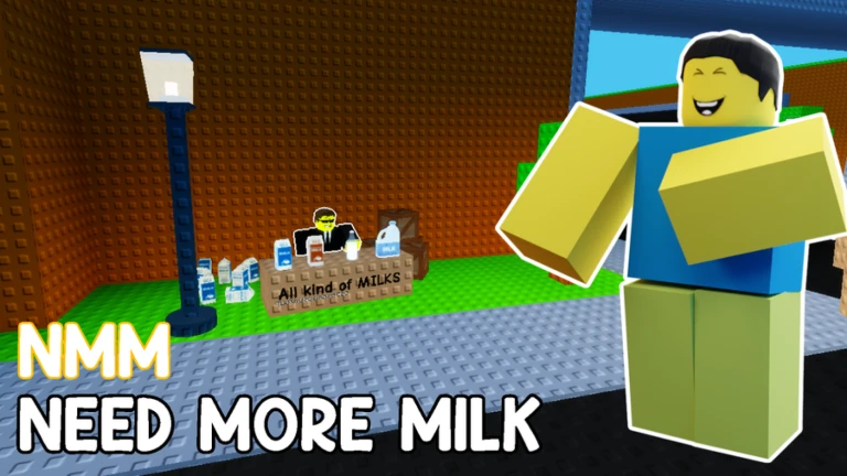 Imagem oficial do jogo NEED MORE MILK no Roblox