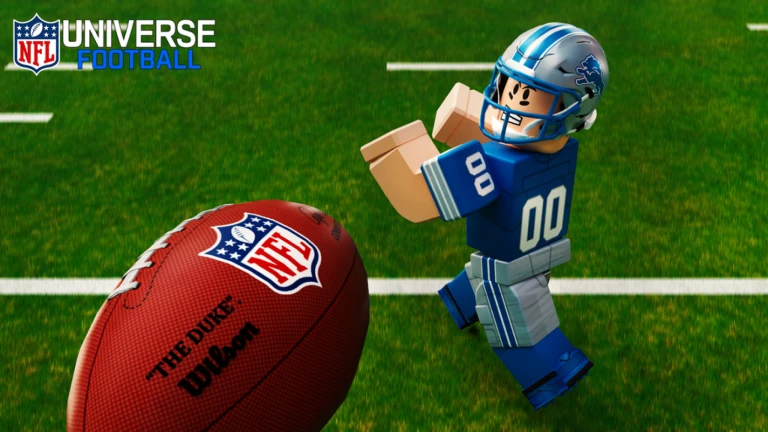 Imagem oficial do jogo NFL Universe Football no Roblox