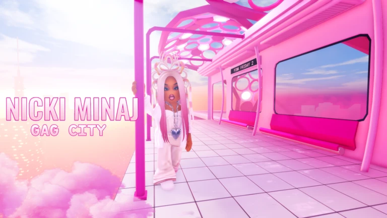 Imagem oficial do jogo Nicki Minaj’s Gag City no Roblox