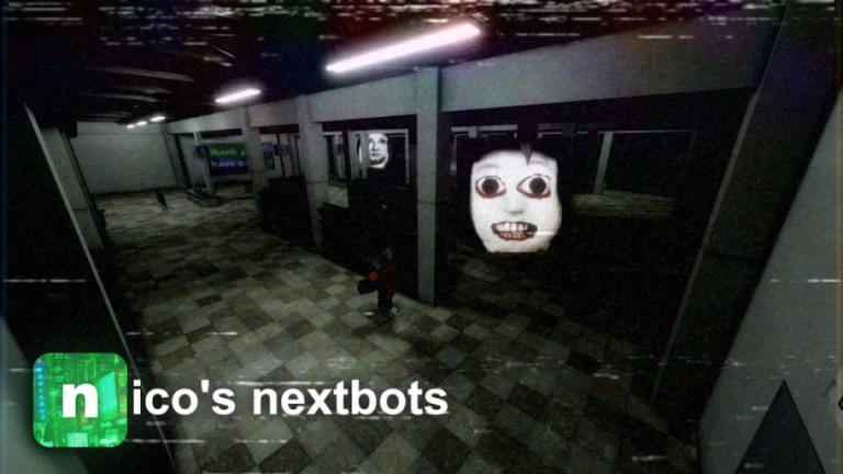 Imagem oficial do jogo nico's nextbots no Roblox