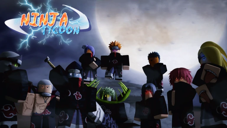 Imagem oficial do jogo Ninja Tycoon (v4.5.8) no Roblox
