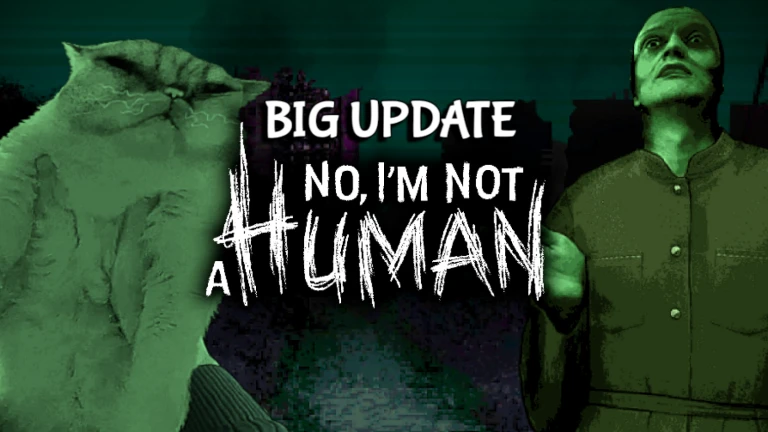 Imagem oficial do jogo NO! I'M NOT A HUMAN no Roblox