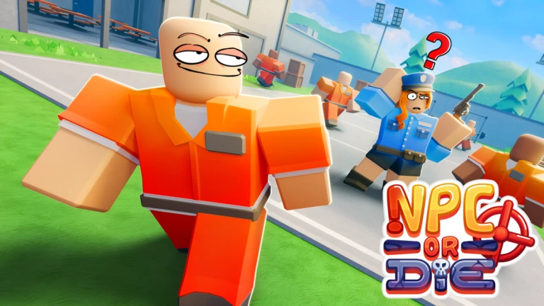 Imagem oficial do jogo NPC or DIE! no Roblox