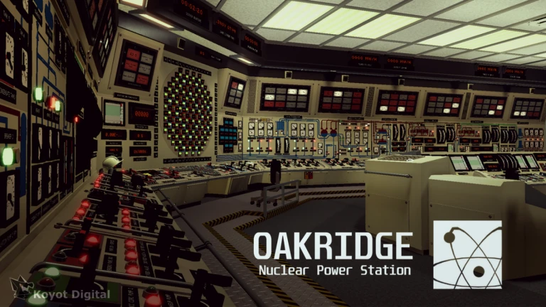 Imagem oficial do jogo Oakridge Nuclear Power Station no Roblox