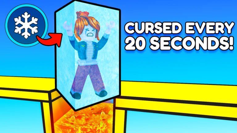 Imagem oficial do jogo Obby But You're Cursed no Roblox