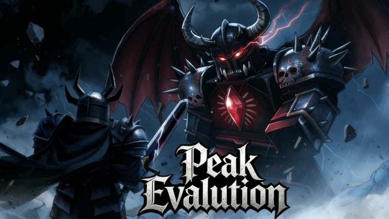 Imagem oficial do jogo Peak Evolution no Roblox