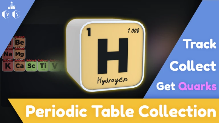 Imagem oficial do jogo Periodic Table Collection no Roblox