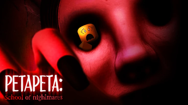Imagem oficial do jogo PETAPETA: School of Nightmares no Roblox