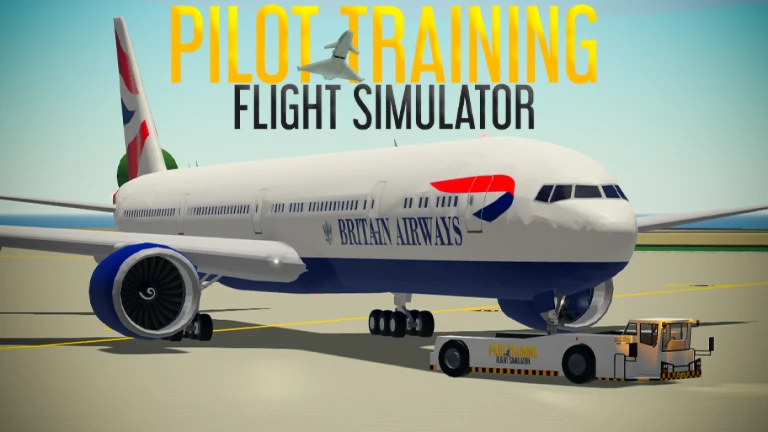 Imagem oficial do jogo Pilot Training Flight Simulator no Roblox