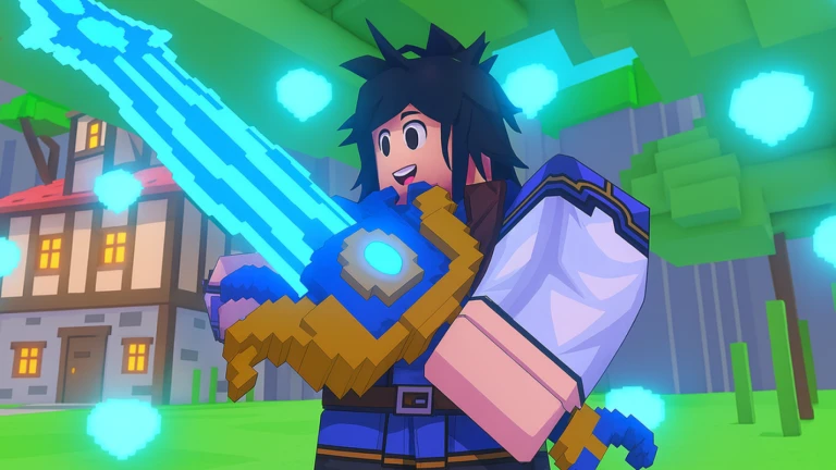 Imagem oficial do jogo Pixel Slayer no Roblox
