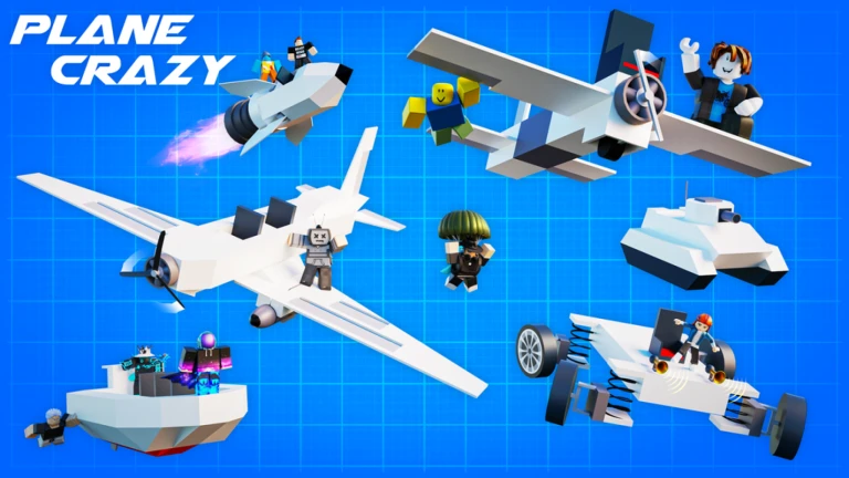 Imagem oficial do jogo Plane Crazy no Roblox
