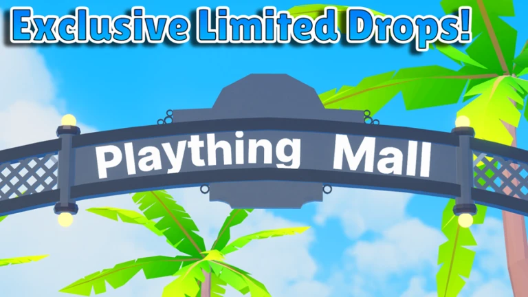 Imagem oficial do jogo Plaything Avatar Mall no Roblox
