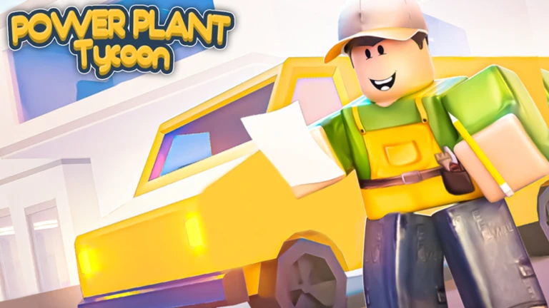 Imagem oficial do jogo Power Plant Tycoon no Roblox