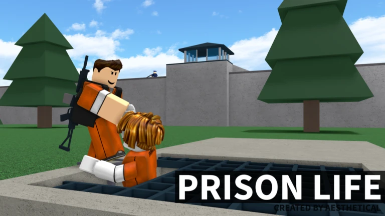 Imagem oficial do jogo Prison Life no Roblox