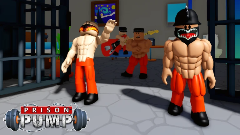 Imagem oficial do jogo Prison Pump no Roblox