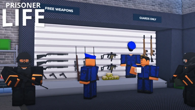 Imagem oficial do jogo Prisoner Life no Roblox