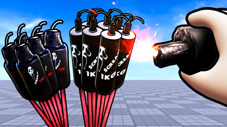 Imagem oficial do jogo Pyro Playground no Roblox
