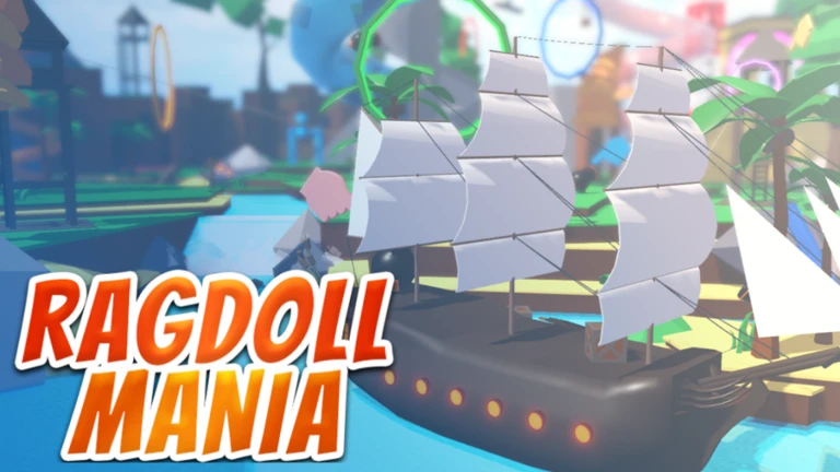 Imagem oficial do jogo Ragdoll Mania no Roblox