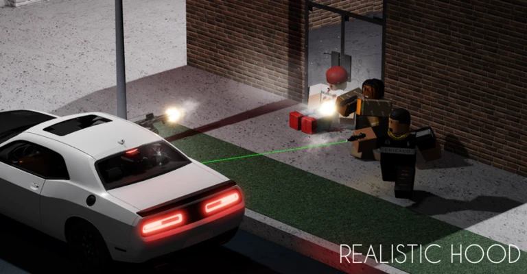 Imagem oficial do jogo REALISTIC HOOD no Roblox