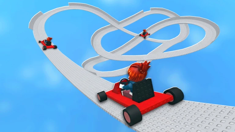 Imagem oficial do jogo Ride A Cart Down A Slide no Roblox