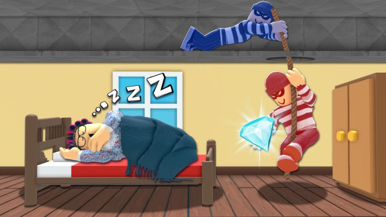 Imagem oficial do jogo Rob the House no Roblox
