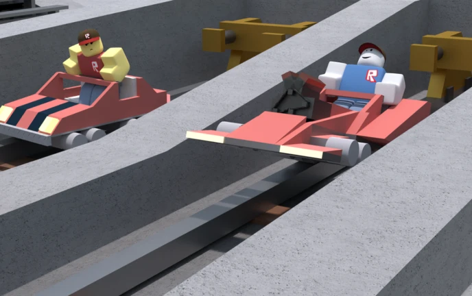 Imagem oficial do jogo ROBLOX Cart Ride no Roblox