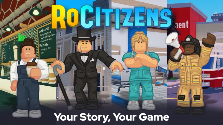 Imagem oficial do jogo RoCitizens no Roblox
