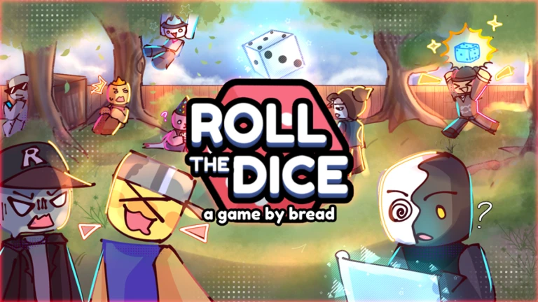 Imagem oficial do jogo ROLL The DICE! no Roblox