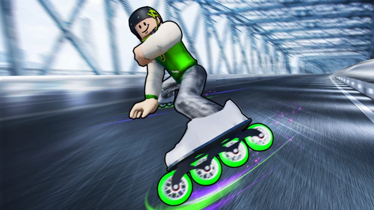 Imagem oficial do jogo Roller Training no Roblox
