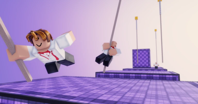 Imagem oficial do jogo Rope Swing Obby no Roblox