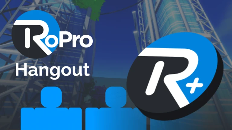 Imagem oficial do jogo RoPro Hangout! no Roblox