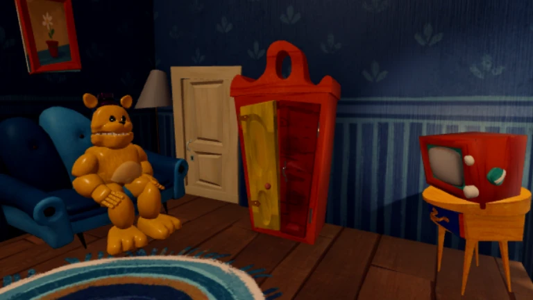 Imagem oficial do jogo Run from Fast Fredbear no Roblox