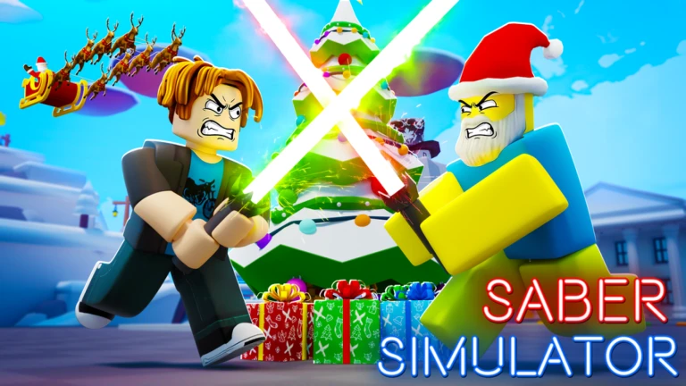 Imagem oficial do jogo Saber Simulator no Roblox