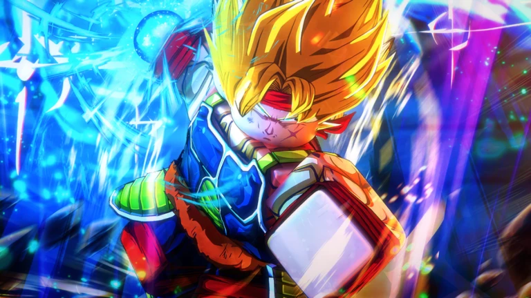 Imagem oficial do jogo Saiyan Battlegrounds no Roblox