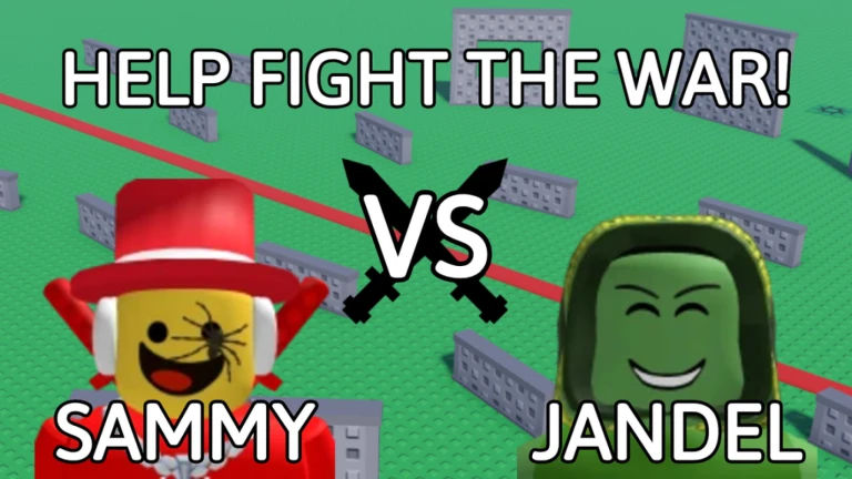 Imagem oficial do jogo SAMMY VS JANDEL! no Roblox