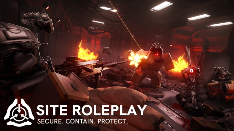 Imagem oficial do jogo SCP: Site Roleplay no Roblox