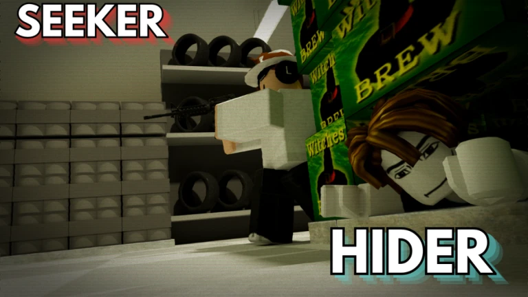 Imagem oficial do jogo Seeker vs Hider no Roblox