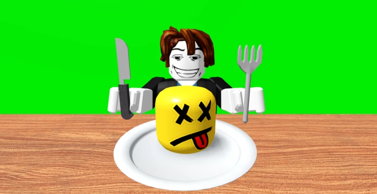Imagem oficial do jogo Shoot and Eat Noobs no Roblox