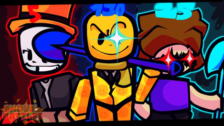 Imagem oficial do jogo Shovel Battles no Roblox