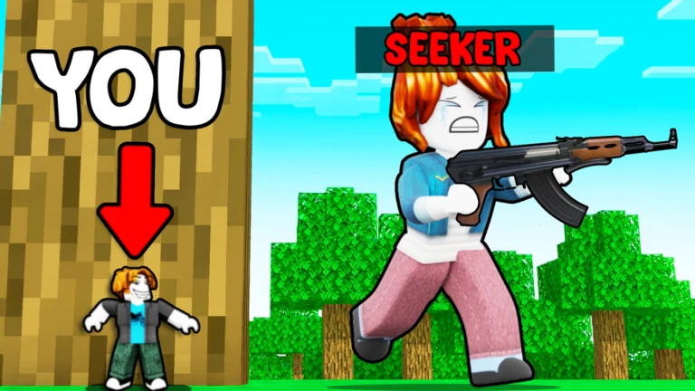 Imagem oficial do jogo Shrink Hide & Seek no Roblox