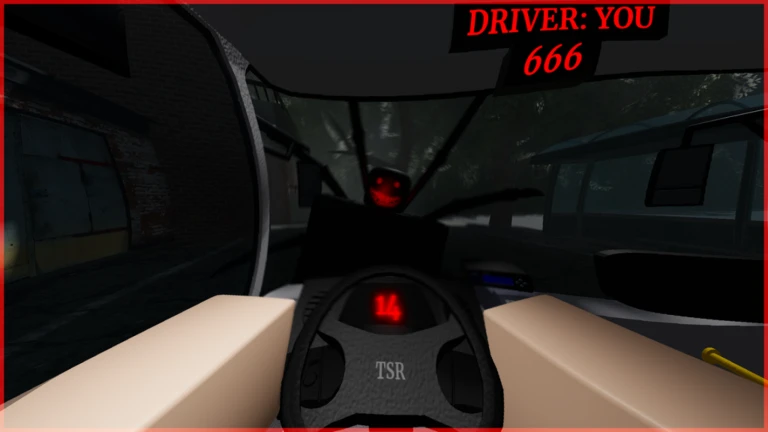 Imagem oficial do jogo Sinister Bus no Roblox