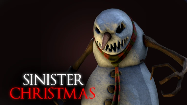 Imagem oficial do jogo Sinister Christmas no Roblox